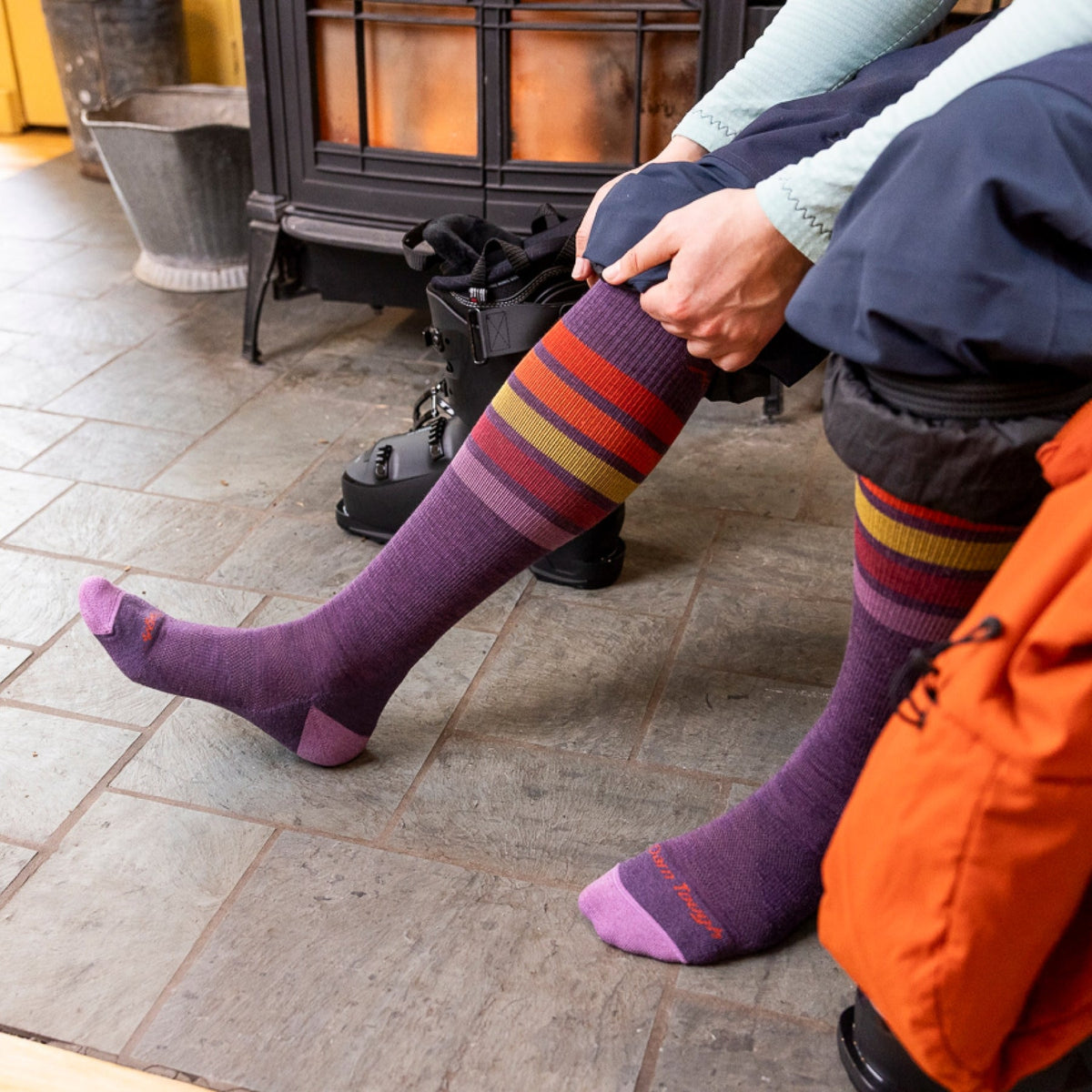 Women's Snowburst Over-The-Calf Midweight Cushion Snow Socks
