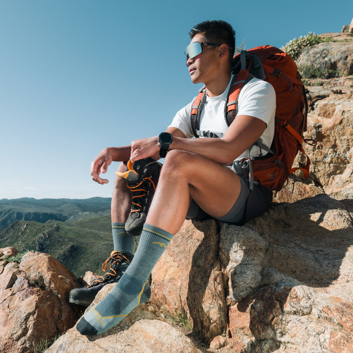 Light Hiker Boot Lightweight Cushion Hiking Socks