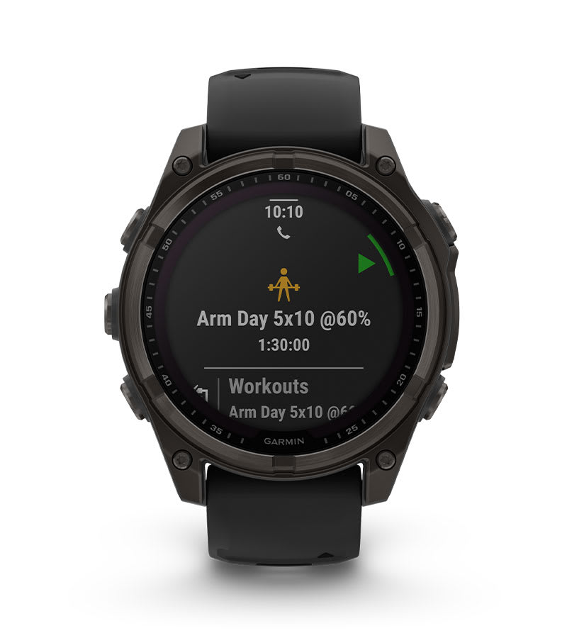fēnix 8 Solar GPS Watch - 47mm, Sapphire