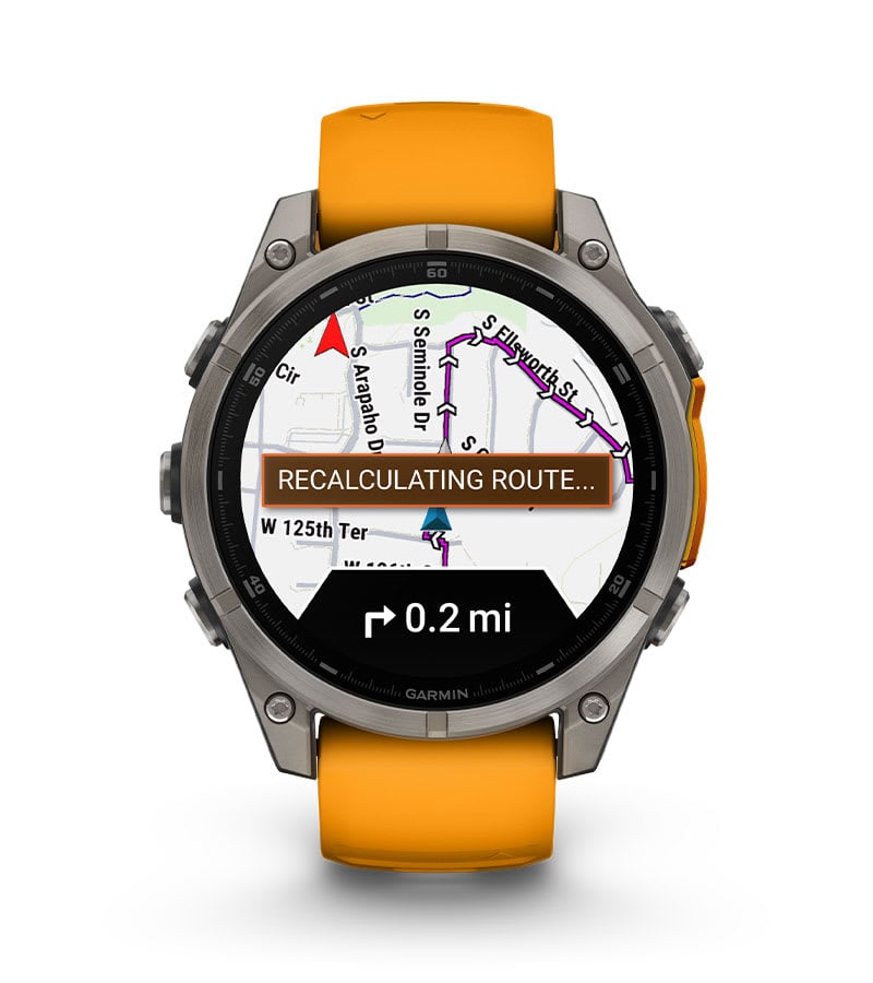 fēnix 8 AMOLED GPS Watch - 47mm, Sapphire