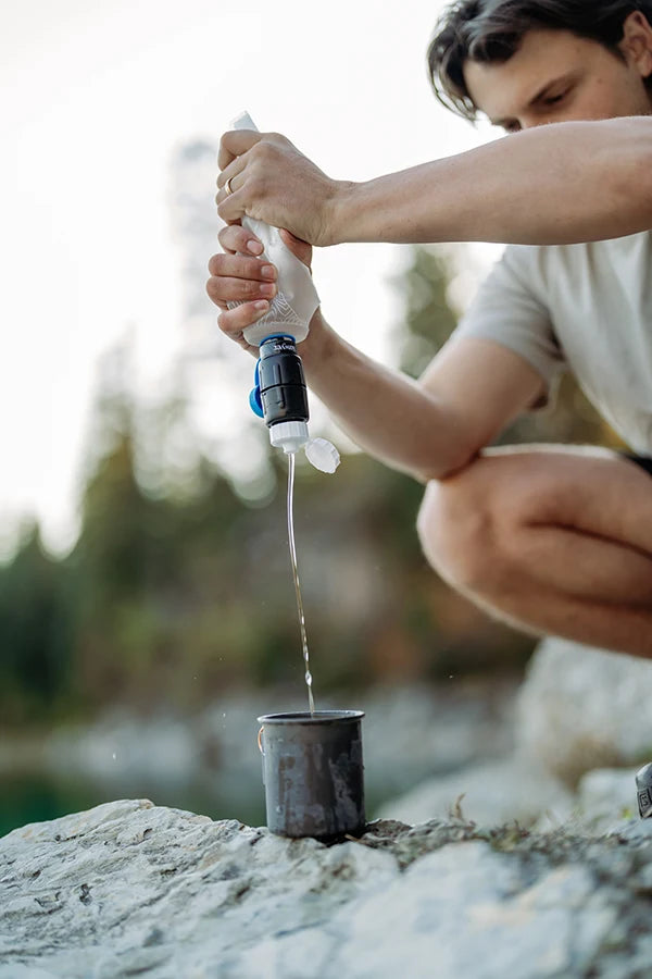 Micro Squeeze Water Filtration System with Cnoc Premium 750ml Liter Pouch