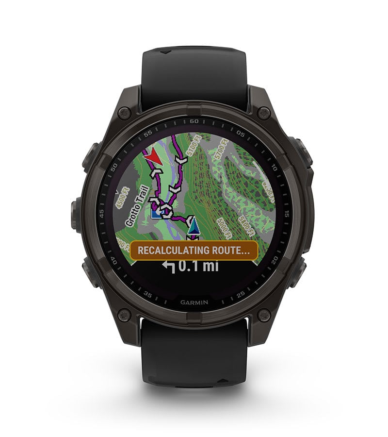 fēnix 8 Solar GPS Watch - 47mm, Sapphire