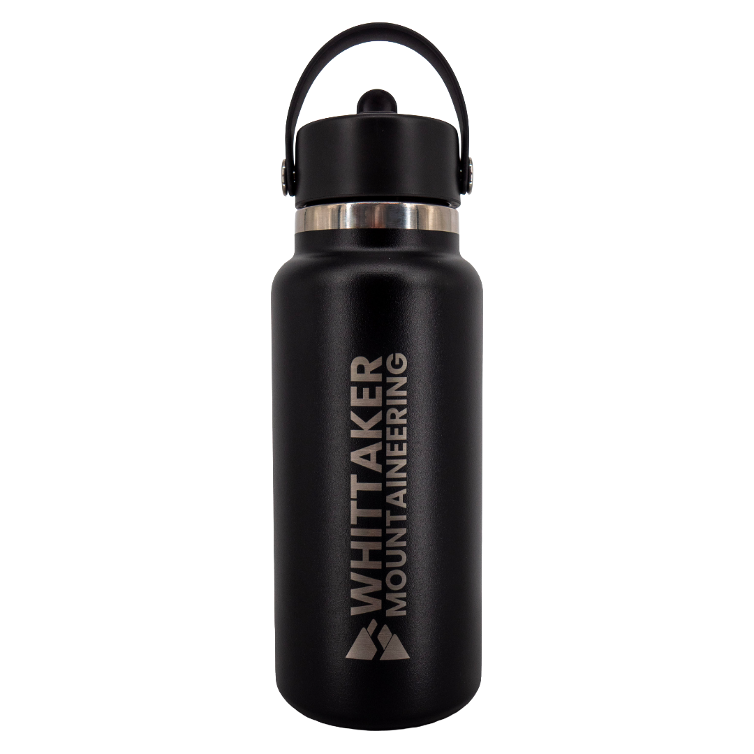 Whittaker Mountaineering Wide Mouth Bottle w/ Flex Straw Cap - 32oz