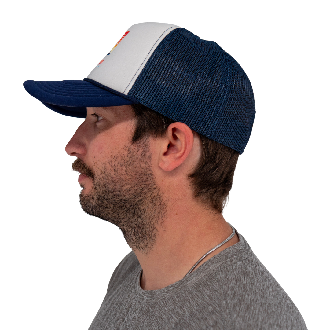 Sunset We Go High Trucker Hat