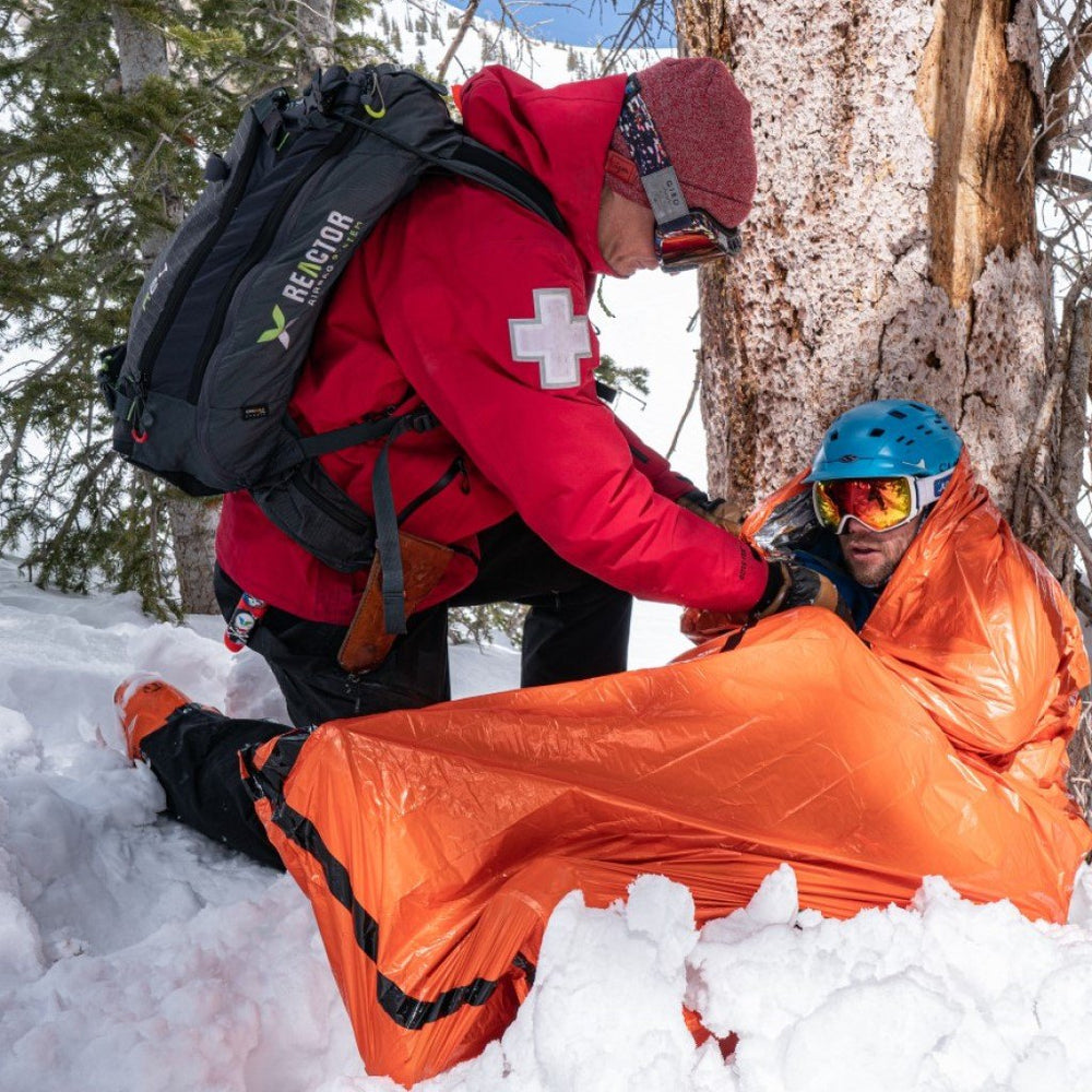 Emergency Bivvy w/ Rescue Whistle - Orange