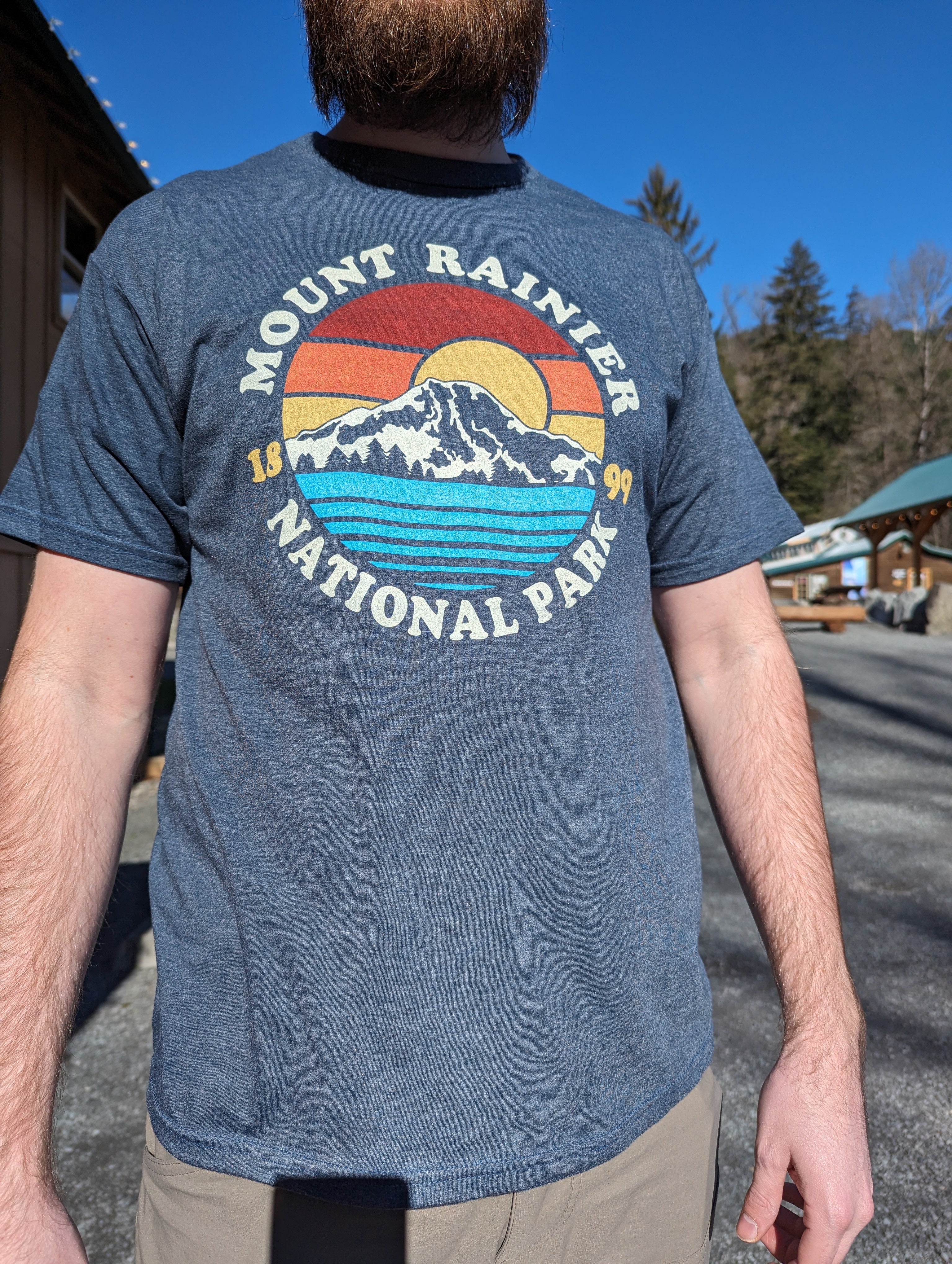 Retro Band MTN Rainier Tee