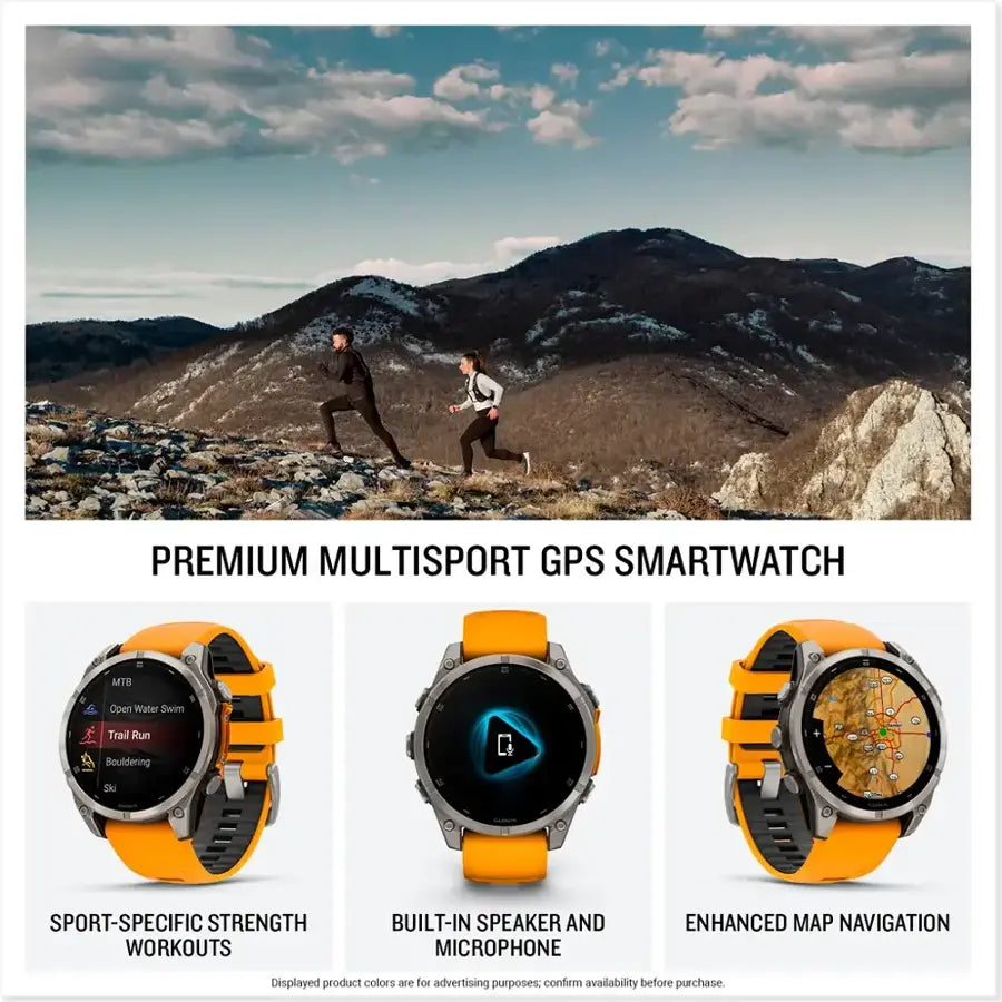 fēnix 8 AMOLED GPS Watch - 47mm, Sapphire