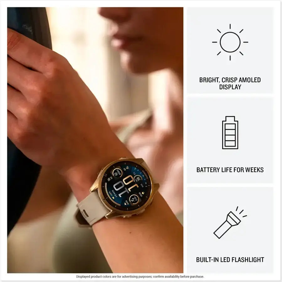 fēnix 8 AMOLED GPS Watch - 47mm, Sapphire