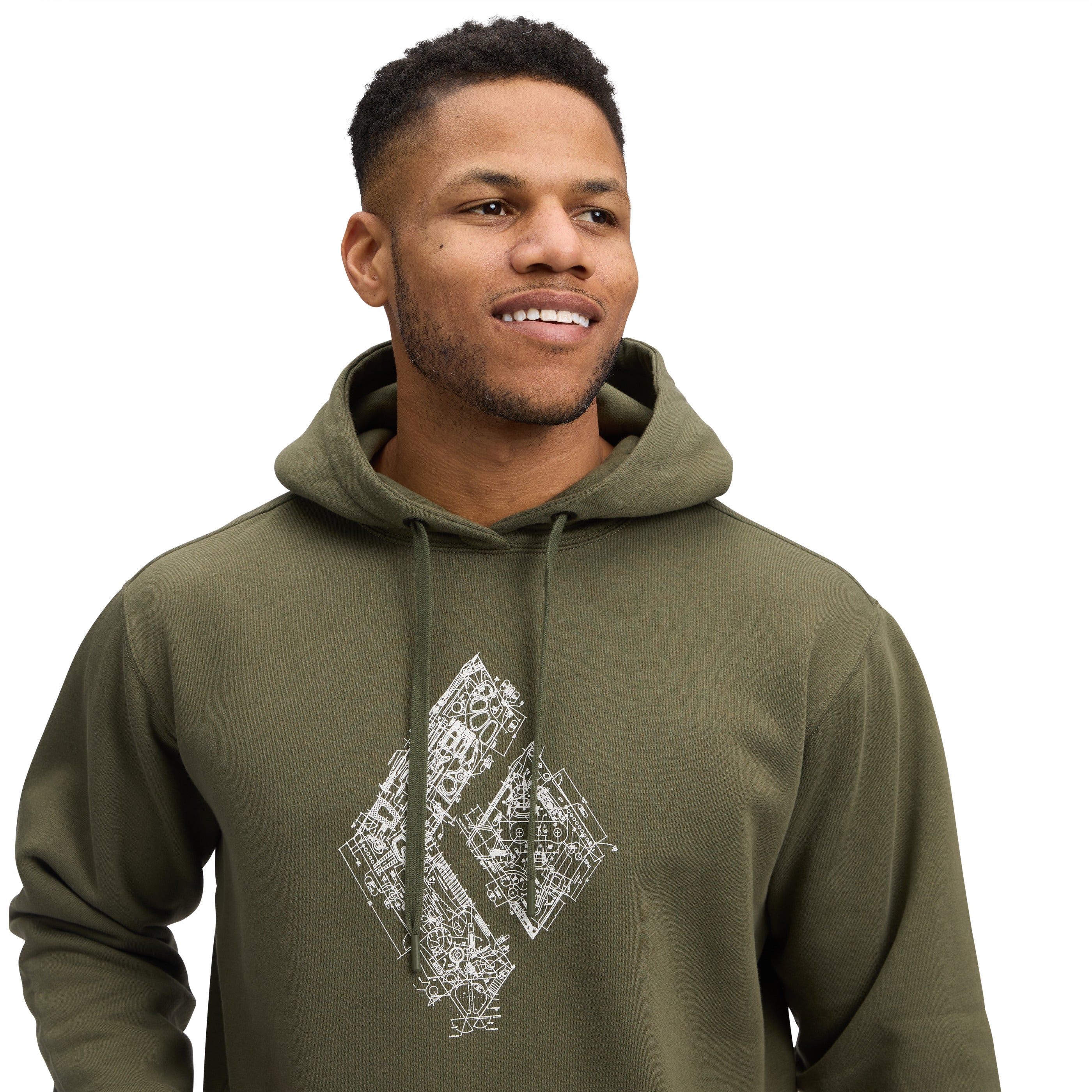 Engineered Diamond Pullover Hoody