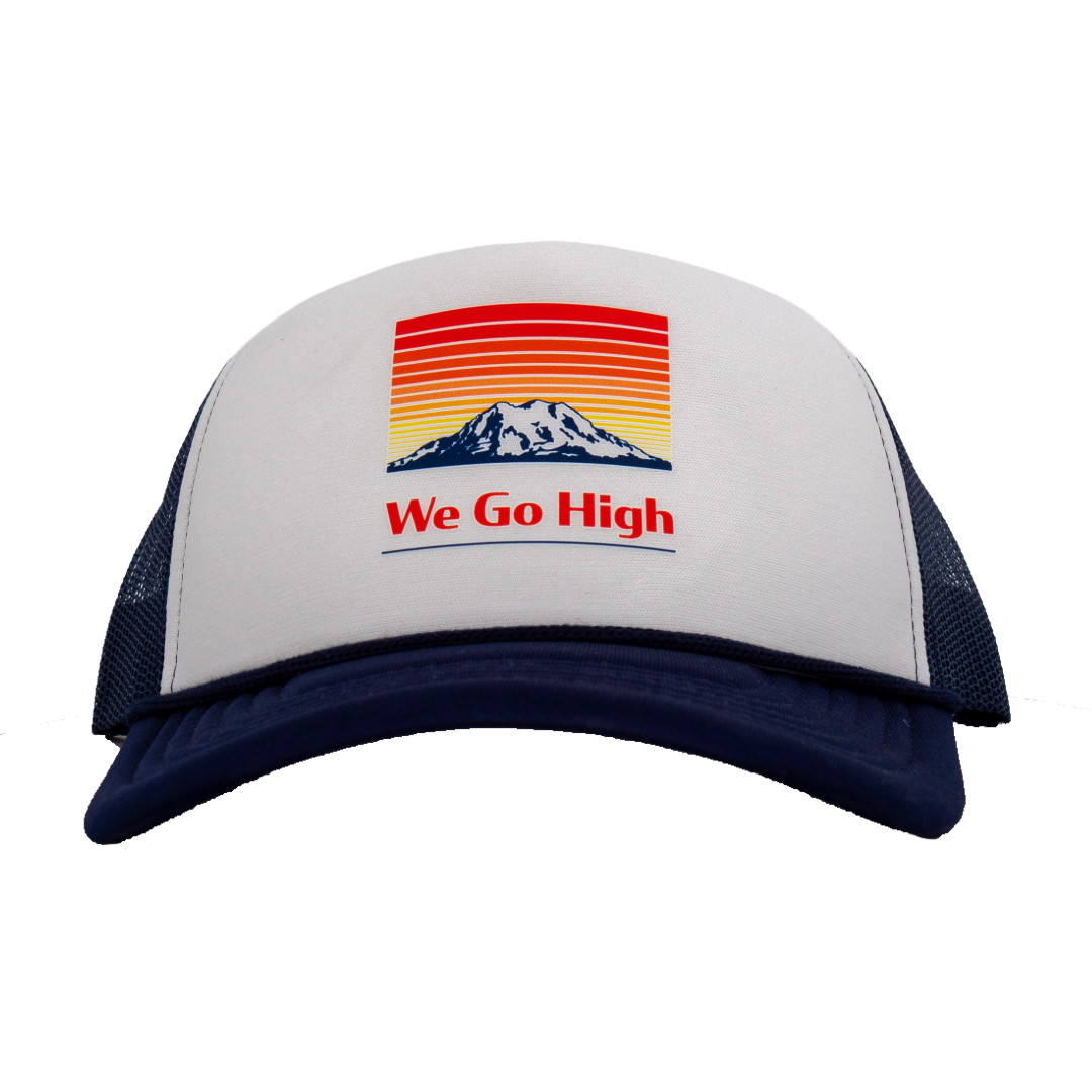 Sunset We Go High Trucker Hat
