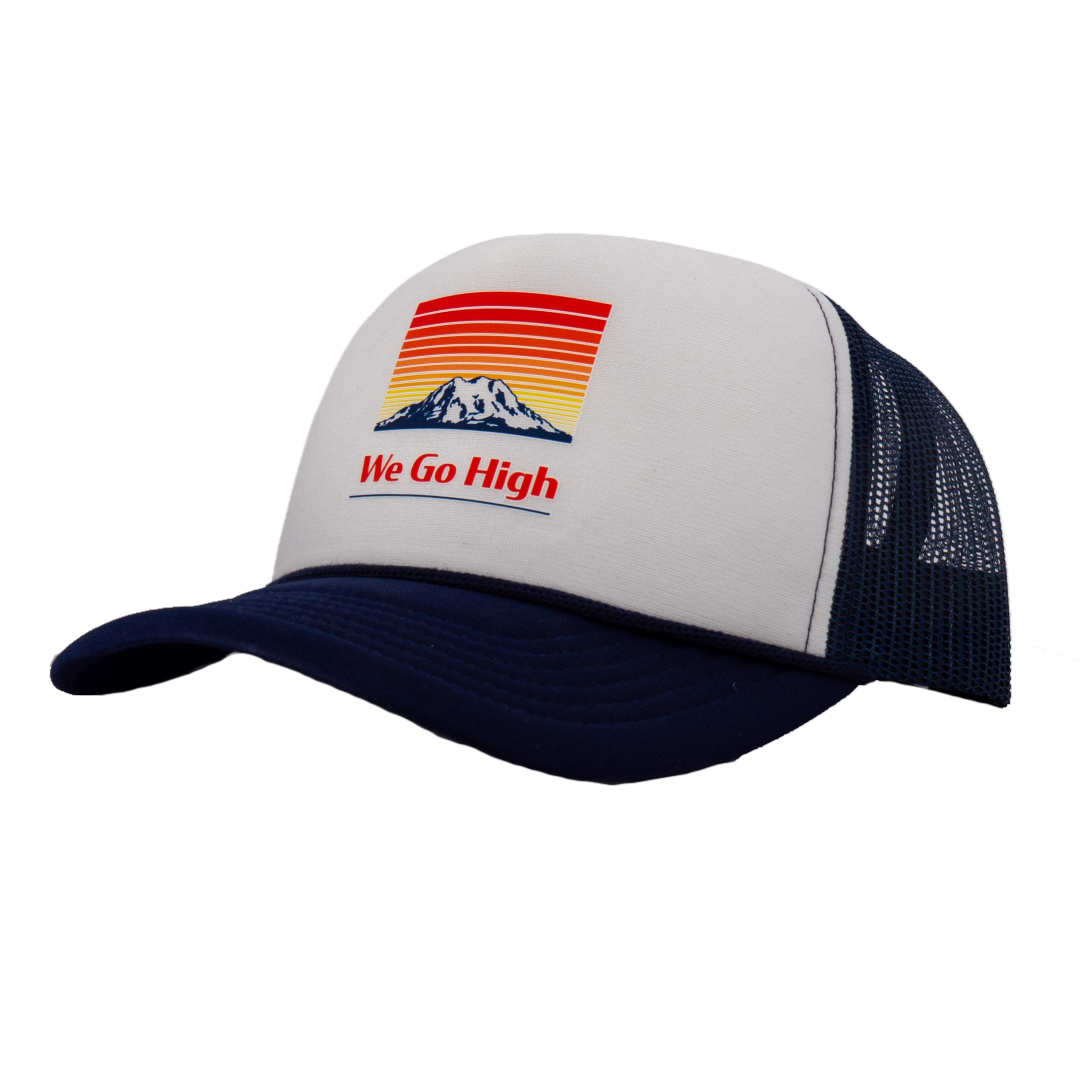 Sunset We Go High Trucker Hat