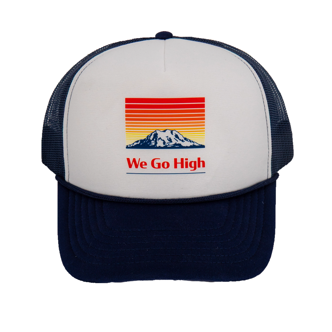 Sunset We Go High Trucker Hat