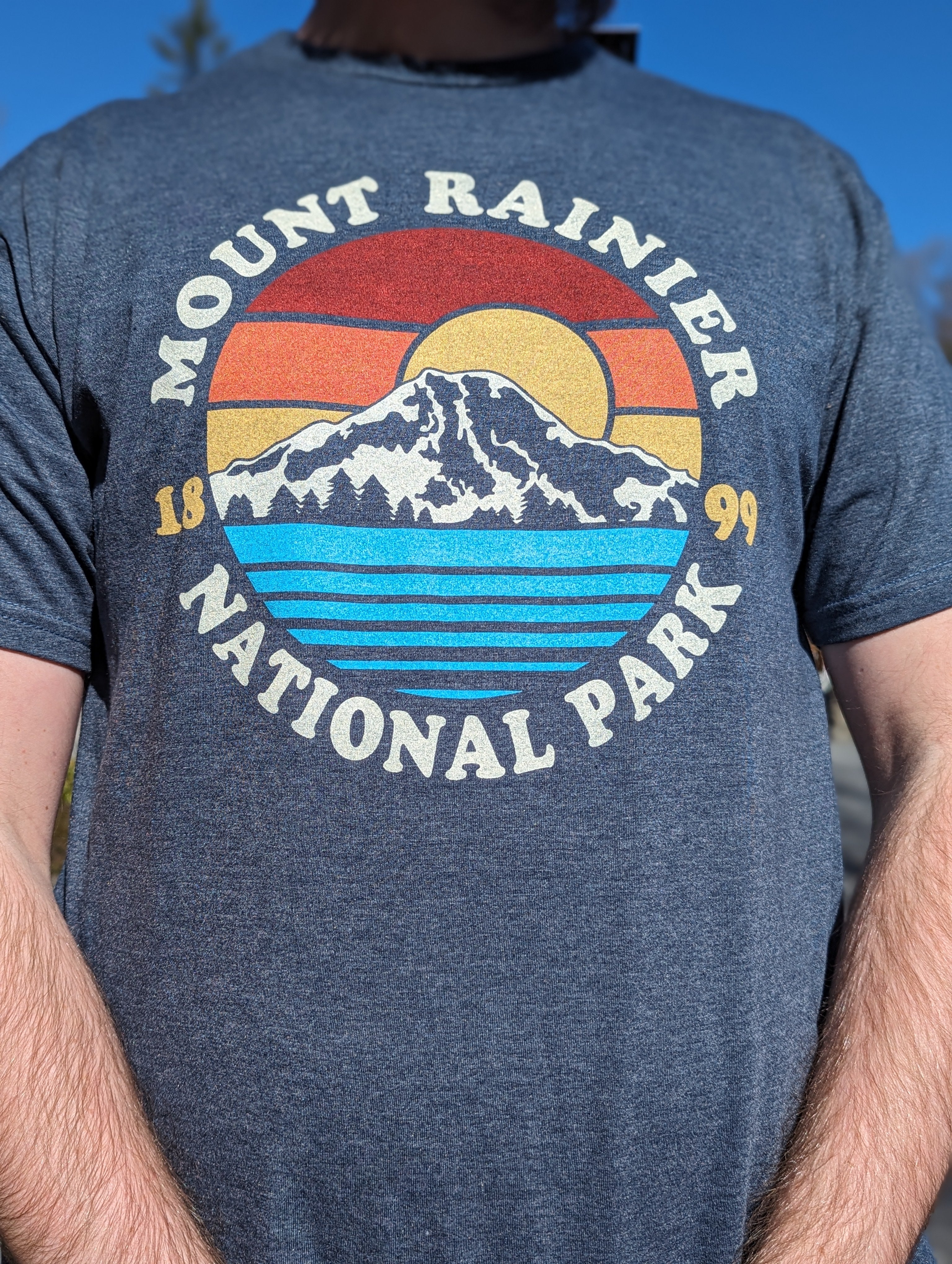 Retro Band MTN Rainier Tee