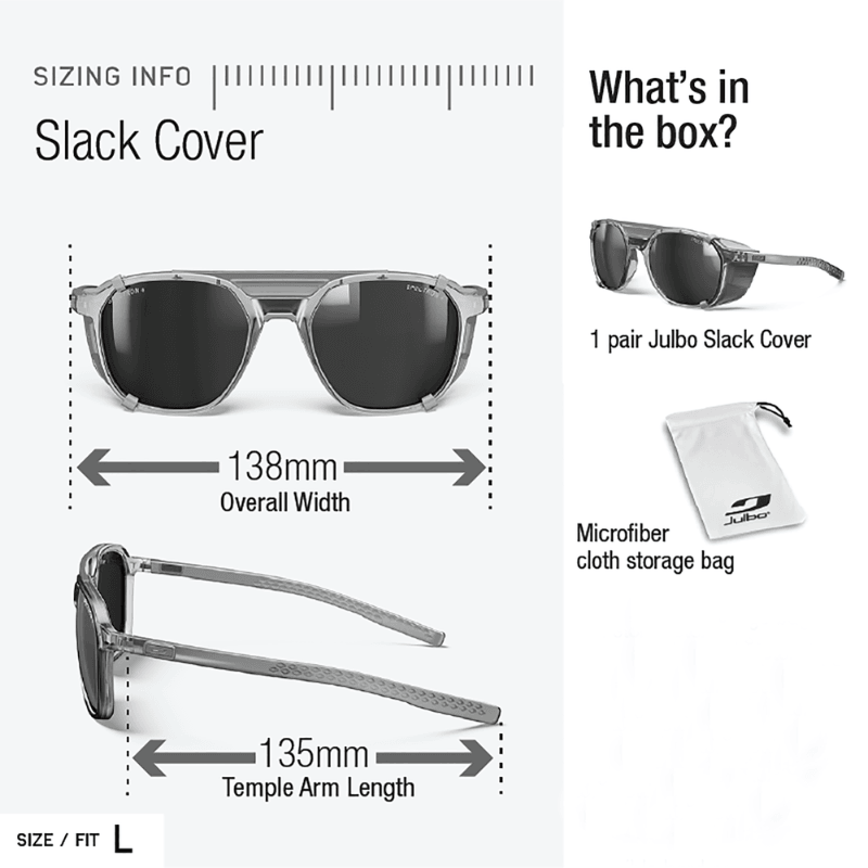 Slack Cover Glacier Glasses