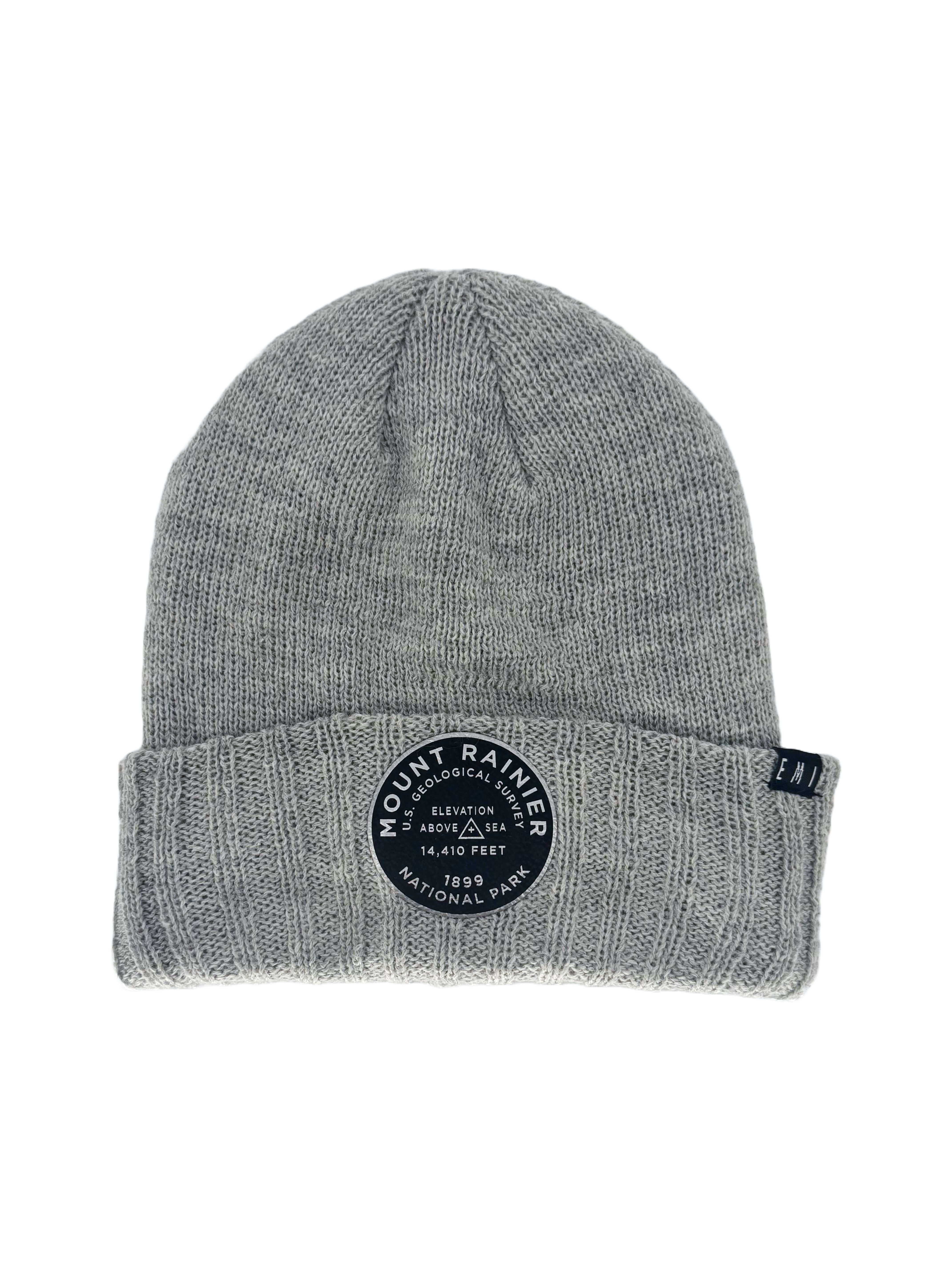 Mt. Rainier Benchmark Knit Beanie