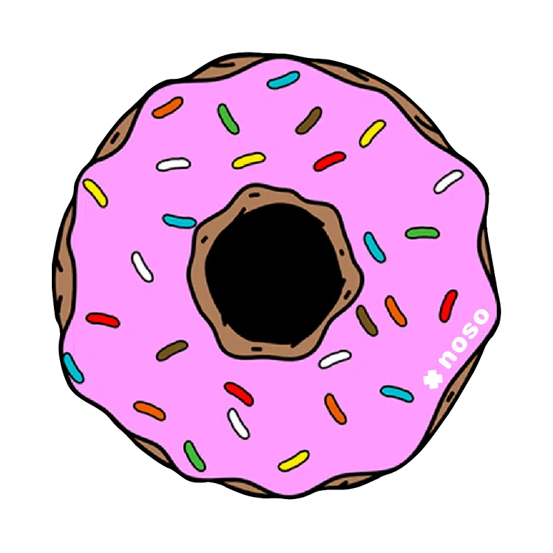 Pink Donut Repair Patch