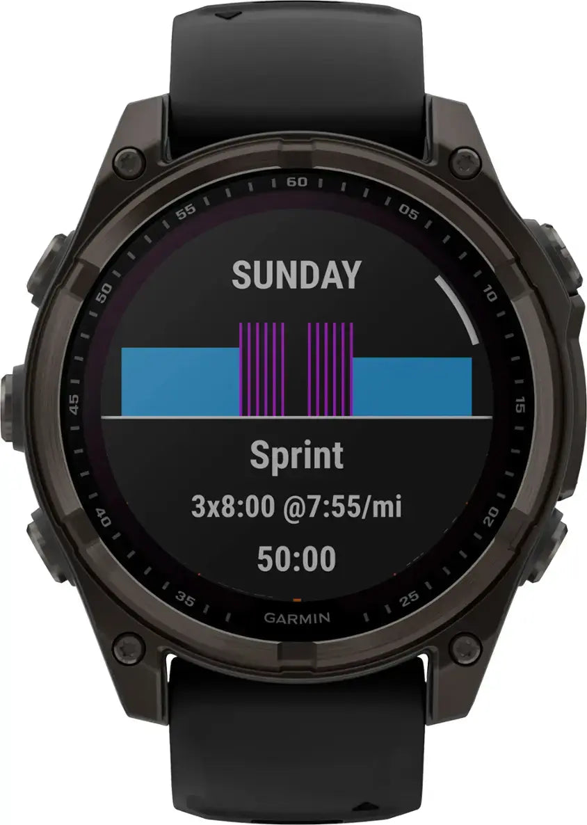 fēnix 8 Solar GPS Watch - 47mm, Sapphire
