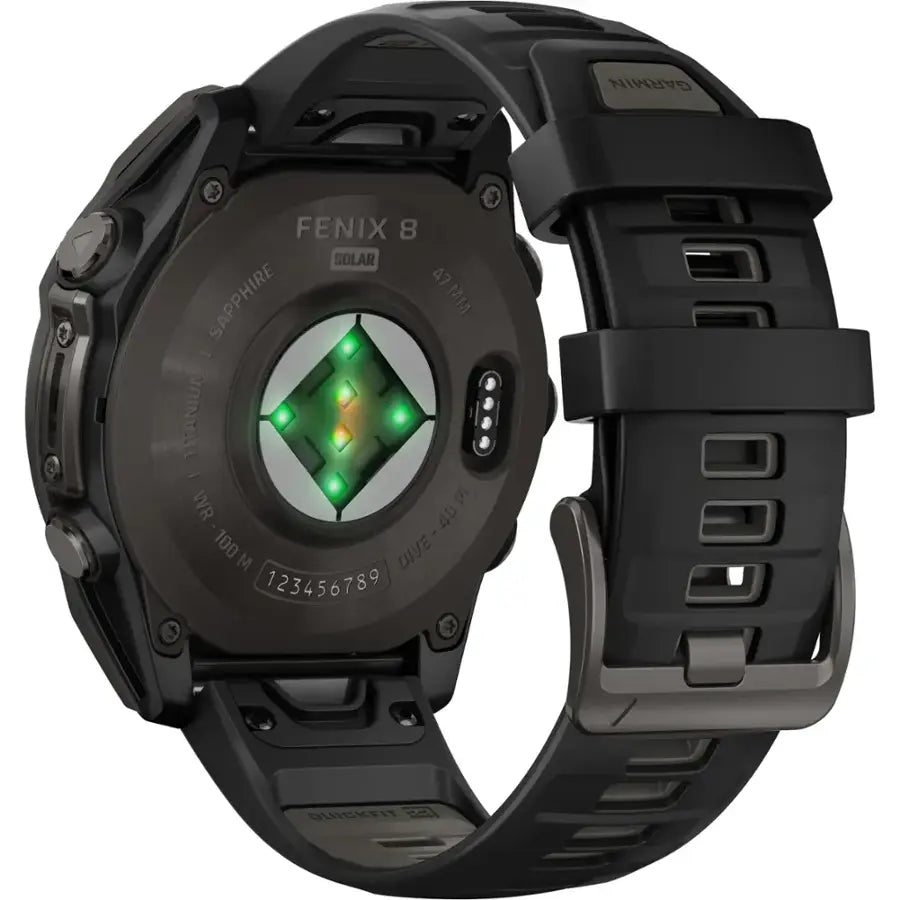 fēnix 8 Solar GPS Watch - 47mm, Sapphire